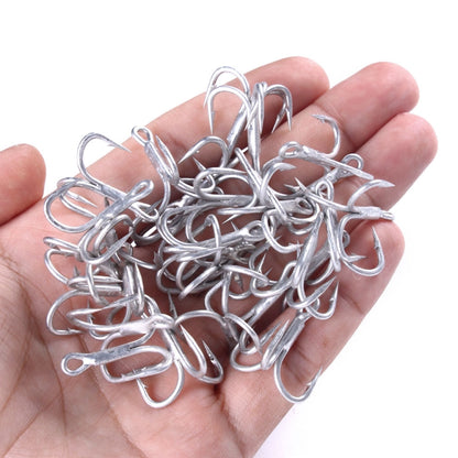 HENGJIA FH061 10pcs Hameçons triples à trois griffes, 1, 2, 4, 6
