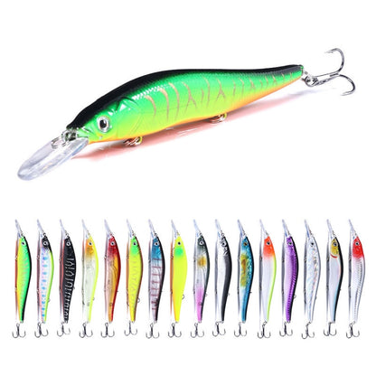 HENGJIA MI135 13,5 cm 15,6 g Leurre bionique flottant pour la pêche en mer, MI135 (13), MI135 (3), MI135 (14), MI135 (4), MI135 (15), MI135 (5), MI135 (16), MI135 (6), MI135 (7), MI135 (8), MI135 (9), MI135 (10), MI135 (11), MI135 (1), MI135 (12)...