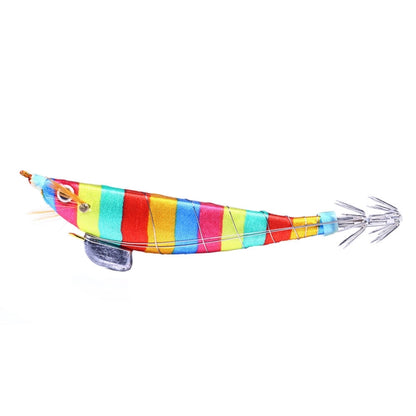 HENGJIA SJ033 Luminous Steel Wire Banana Shrimp Fake Bait, SJ033 (Blue Back Pink Pattern), SJ033 (Yellow Body Red Dot), SJ033 (Red Head Green Tail), SJ033 (Red Head White Tail), SJ033 (Red Head Light Green Tail), SJ033 (Colorful Stripe)                ...