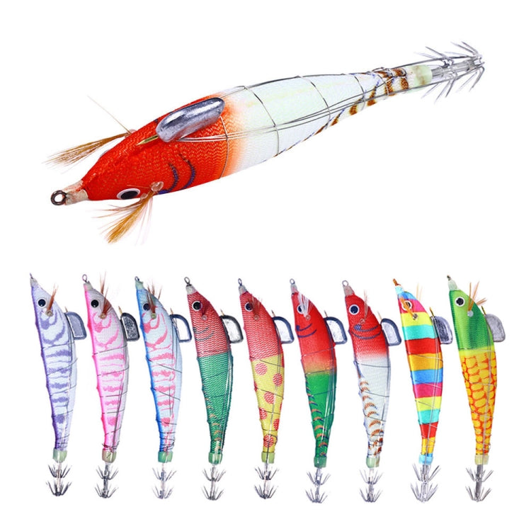 HENGJIA SJ033 Luminous Steel Wire Banana Shrimp Fake Bait, SJ033 (Blue Back Pink Pattern), SJ033 (Yellow Body Red Dot), SJ033 (Red Head Green Tail), SJ033 (Red Head White Tail), SJ033 (Red Head Light Green Tail), SJ033 (Colorful Stripe)                ...