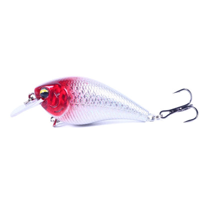 HENGJIA CB060 Leurre VIB Rock Little Fatty Flottant Faux Appâts 7cm 9.5g, 1, 2, 3, 4, 5, 6, 6 Couleurs, Boîte de 6 Couleurs