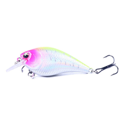 HENGJIA CB060 Leurre VIB Rock Little Fatty Flottant Faux Appâts 7cm 9.5g, 1, 2, 3, 4, 5, 6, 6 Couleurs, Boîte de 6 Couleurs