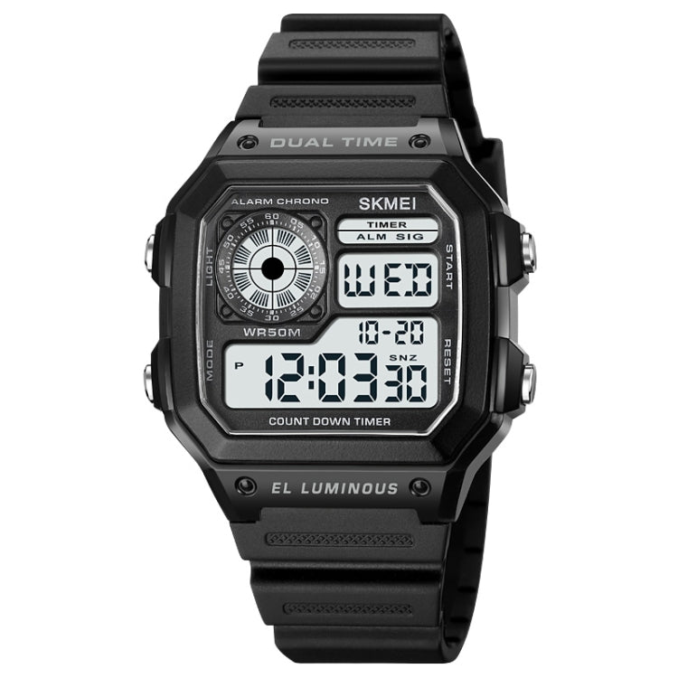 SKMEI 1998 Transparent Shell Ice Sensor Outdoor Sports Waterproof Multi-function Watch, 1998 Blue, 1998 White, 1998 Purple, 1998 Black