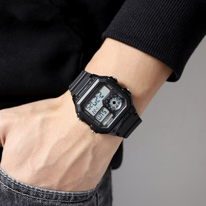 SKMEI 1998 Transparent Shell Ice Sensor Outdoor Sports Waterproof Multi-function Watch, 1998 Blue, 1998 White, 1998 Purple, 1998 Black