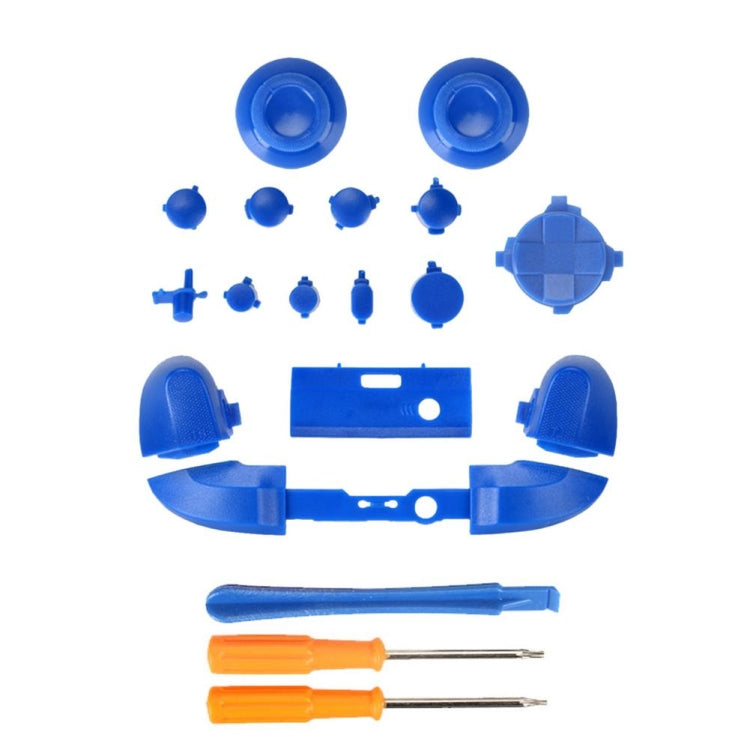 For Xbox Series X Controller Thumbstick LB RB Bumpers Trigger Buttons With Screwdriver Accessories, Black, White, Blue, Light Blue, Red, Rose Red, Orange, Purple, Green, Yellow, Transparent