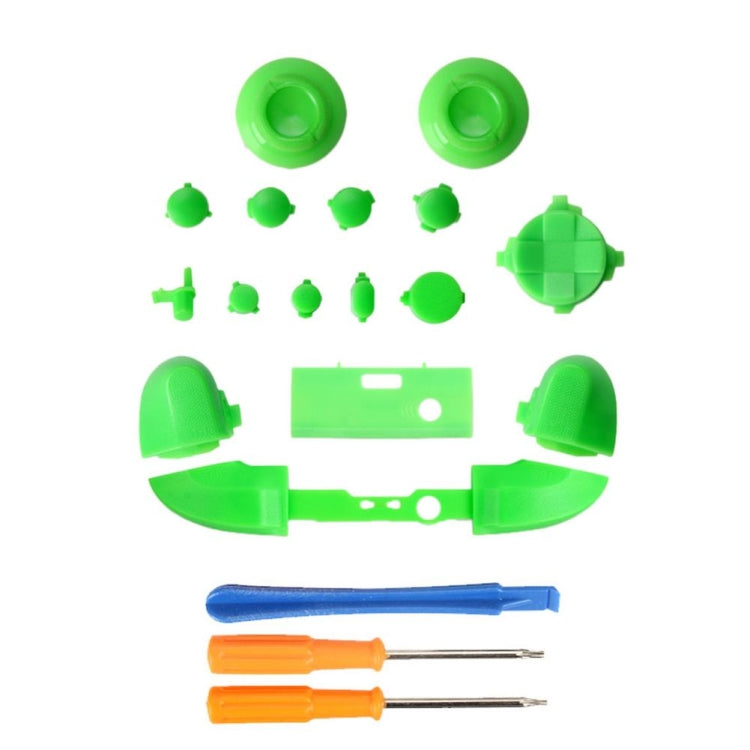 For Xbox Series X Controller Thumbstick LB RB Bumpers Trigger Buttons With Screwdriver Accessories, Black, White, Blue, Light Blue, Red, Rose Red, Orange, Purple, Green, Yellow, Transparent