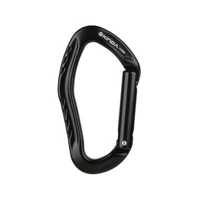 XINDA  22KN Rock Climbing  Straight Quickdraw Spring-loaded Gate Buckle Aluminum Carabiner, XD-8126 (Red), XD-8126 (Orange), XD-8126 (Silver), XD-8126 (Blue), XD-8126 (Black)