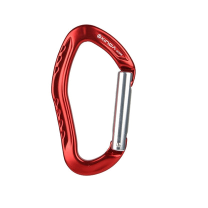 XINDA  22KN Rock Climbing  Straight Quickdraw Spring-loaded Gate Buckle Aluminum Carabiner, XD-8126 (Red), XD-8126 (Orange), XD-8126 (Silver), XD-8126 (Blue), XD-8126 (Black)