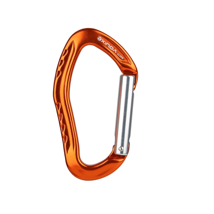 XINDA  22KN Rock Climbing  Straight Quickdraw Spring-loaded Gate Buckle Aluminum Carabiner, XD-8126 (Red), XD-8126 (Orange), XD-8126 (Silver), XD-8126 (Blue), XD-8126 (Black)
