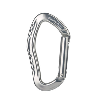 XINDA  22KN Rock Climbing  Straight Quickdraw Spring-loaded Gate Buckle Aluminum Carabiner, XD-8126 (Red), XD-8126 (Orange), XD-8126 (Silver), XD-8126 (Blue), XD-8126 (Black)