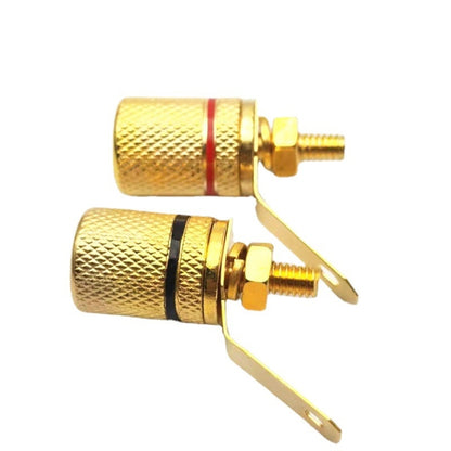 10pcs Speaker Gold-plated 4MM Banana Plug Terminal, 10 in 1