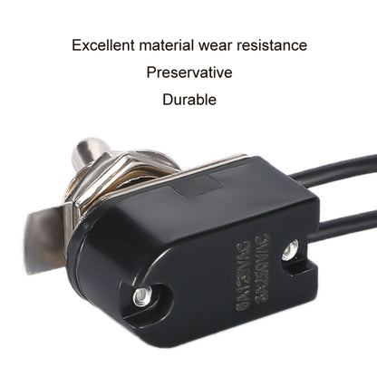 10pcs Mini Toggle Two-position Rocker Switch With Wire, KNS-1