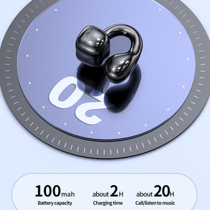 M10 IPX5 Waterproof Ear Clip Bluetooth Earphones, Style:, M10 Single Black, M10 Single White, M10 Single Pink, M10 Single Skin Color, M10 Single Green, M10 Doble White, M10 Doble Pink, M10 Doble Green, M10 Doble Skin Color, M10 Doble Black