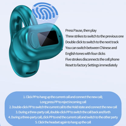 M10 IPX5 Waterproof Ear Clip Bluetooth Earphones, Style:, M10 Single Black, M10 Single White, M10 Single Pink, M10 Single Skin Color, M10 Single Green, M10 Doble White, M10 Doble Pink, M10 Doble Green, M10 Doble Skin Color, M10 Doble Black
