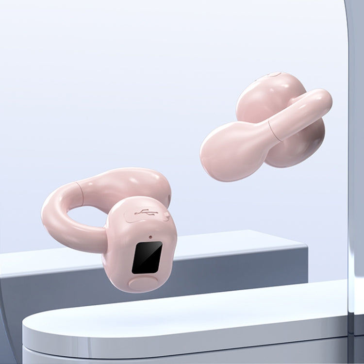 M10 IPX5 Waterproof Ear Clip Bluetooth Earphones, Style:, M10 Single Black, M10 Single White, M10 Single Pink, M10 Single Skin Color, M10 Single Green, M10 Doble White, M10 Doble Pink, M10 Doble Green, M10 Doble Skin Color, M10 Doble Black