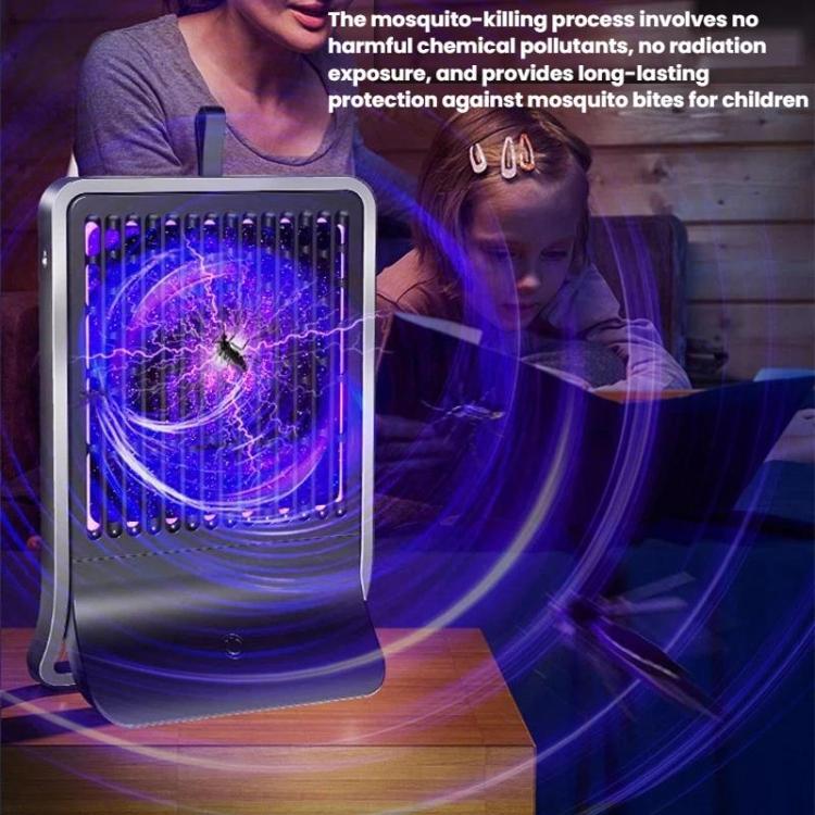 Electric Mosquito Killer Lamp Wall-Mounted Household Mosquito Repellent, USB Plug, Rechargeable 2000mAh, Rechargeable 4000mAh