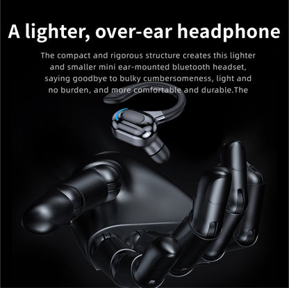 F8 Hanging Ear Stereo Wireless Bluetooth Earphones With Charging Bin, With Charging Bin(Black Double Ear), With Charging Bin(Red Double Ear), With Charging Bin(Green Double Ear), With Charging Bin(Blue Double Ear)