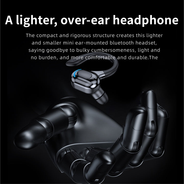 F8 Hanging Ear Stereo Wireless Bluetooth Earphones With Charging Bin, With Charging Bin(Green Double Ear), With Charging Bin(Blue Double Ear), With Charging Bin(Black Double Ear), With Charging Bin(Red Double Ear)