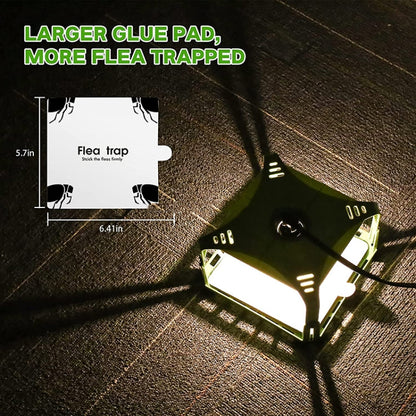 SK121 Square Fly Trap Flea Trap Pet Household Flea Light Catcher, 1pcs, 2pcs