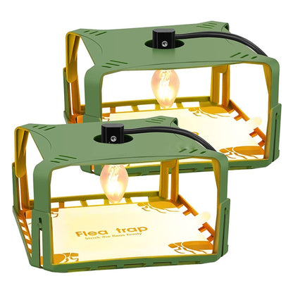 SK121 Square Fly Trap Flea Trap Pet Household Flea Light Catcher, 1pcs, 2pcs