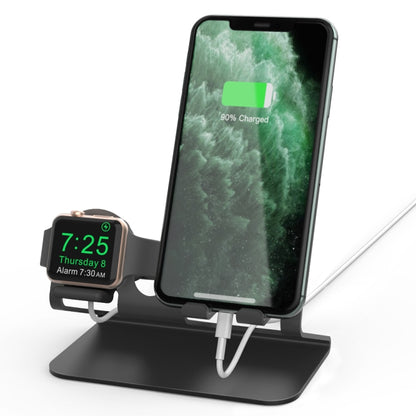 Base de chargement en alliage d'aluminium AhaStyle ST04, pour smartphones de 4 à 8 pouces et Apple Watch, ST04 (noir), ST04 (or rose), ST04 (argent)