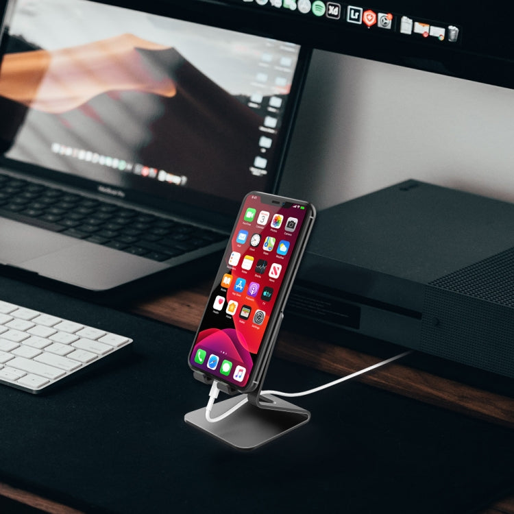 AhaStyle ST02 Mobile Phone Aluminum Alloy Fixed Bracket Storage Charging Base