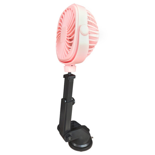 Ventilateur à ventouse pour voiture, ventilateur de bureau, de dortoir, de bureau, de cuisine, Rétractable (blanc), Rétractable (rose), Rétractable (noir)