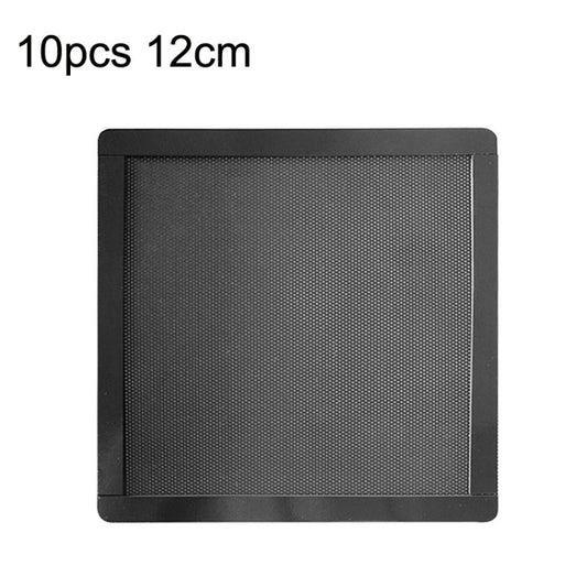 PVC Cooling Fan Dust Net Desktop Computer Industrial Fan Filter Cover, 10pcs 12cm With Magnetic Suction, 10pcs 14cm With Magnetic Suction, 10pcs 12x24cm With Magnetic Suction, 10pcs 14x28cm With Magnetic Suction Ordinary Version                        ...