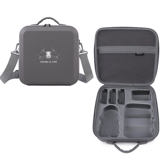 For DJI Mini 3 / Mini 3 Pro  BKANO PU Storage Bag Portable Shoulder Bag Messenger Bag, M3-012 RC-N1 Version, M3-012 RC Version