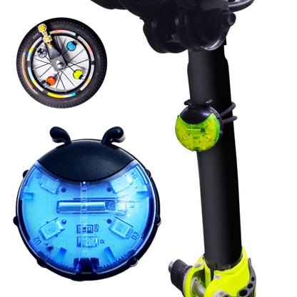 Lumière de Roue Coccinelle pour Vélo sans Pédales Enfant, Lumière de Moyeu de Vélo, Rouge Intelligent, Vert Intelligent, Bleu Intelligent, Rouge Manuel, Vert Manuel, Bleu Manuel, Transparent Manuel