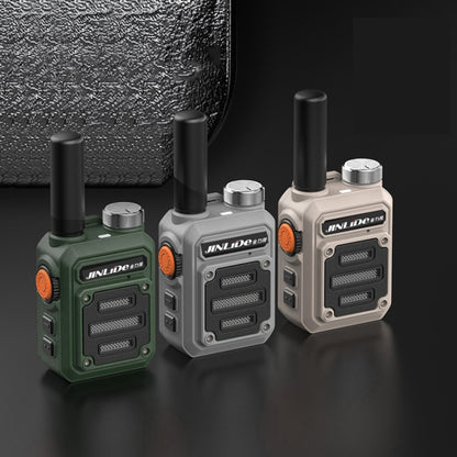 JINLIDE 3-5km 8W 6000mAh Hand-held Walkie Talkie Wireless Copy Frequency Ham Radio, G63 (Yellow), G63 (Gray), G63 (Green)
