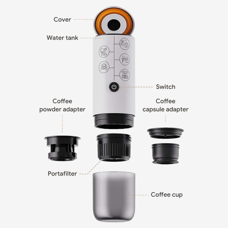 Cafetière rechargeable USB portable d'extérieur à capsule ICafilas ME2410
