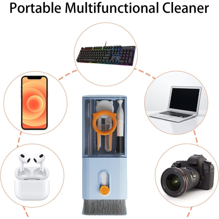 Q6S 10-in-1 Bluetooth Headphone Cleaning Pen Mobile Computer Keyboard Screen Digital Camera Cleaning Kit, Q6S (Pink), Q6S (White), Q6S (Black), Q6S ( (Blue)
