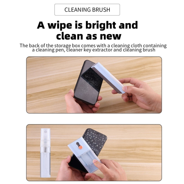 Q6S 10-in-1 Bluetooth Headphone Cleaning Pen Mobile Computer Keyboard Screen Digital Camera Cleaning Kit, Q6S (Pink), Q6S (White), Q6S (Black), Q6S ( (Blue)