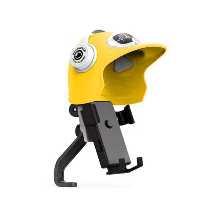Small Helmet Sunscreen Phone Stand Bracket Motorcycle Mobile Phone Holder,Spec:, Handlebar White, Rearview Mirror Blue, Rearview Mirror White, Blue Helmet, White Helmet, Handlebar Yellow, Rearview Mirror Black, Rearview Mirror Yellow