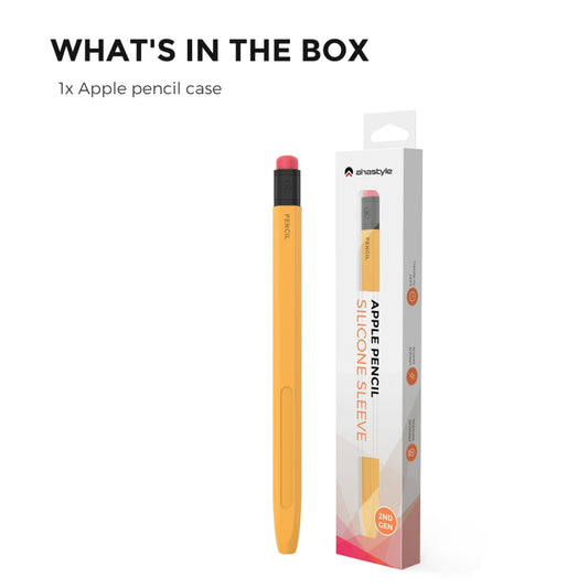 AhaStyle PT180-2 Étui de protection en silicone antidérapant et antichute pour stylet capacitif, pour Apple Pencil 1, pour Apple Pencil 2