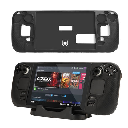 For Steam Deck Hifylux ST-PF14 Game Console Silicone Case Anti-scratch Non-slip Handheld Case Lanyard