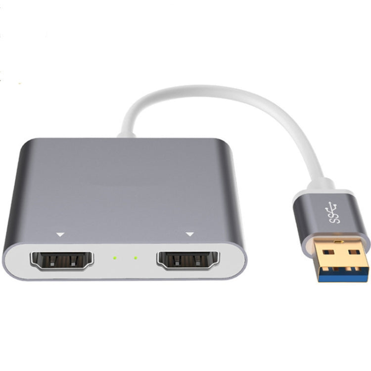 USB 3.0 To Dual HDMI High Definition Converter 4K USB Same Screen Extender, USB 3.0 To Dual HDMI