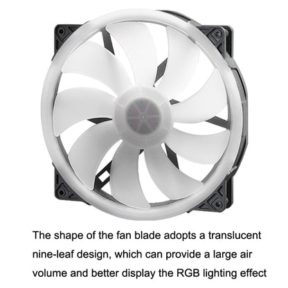 FANNER 2020 5V ARGB 20cm Large Air Volume Slow Motherboard Shenguang Synchronized Chassis Fan