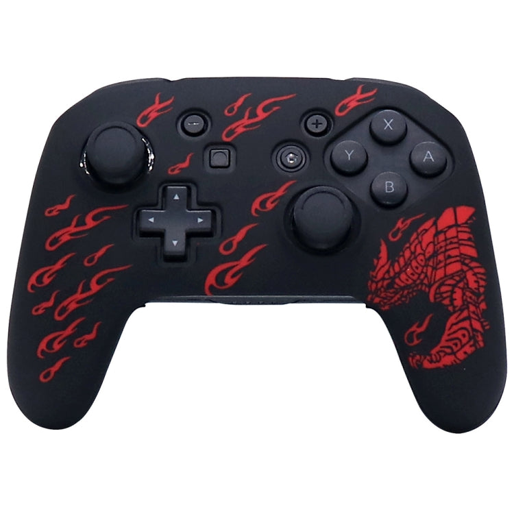 For Nintendo Switch Pro Game Handle Soft Shock Absorbing Silicone Protective Sleeve, White, Red, Green, Blue, Bronze