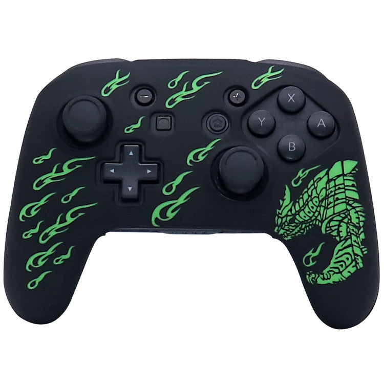 For Nintendo Switch Pro Game Handle Soft Shock Absorbing Silicone Protective Sleeve, White, Red, Green, Blue, Bronze