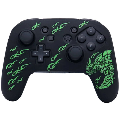 For Nintendo Switch Pro Game Handle Soft Shock Absorbing Silicone Protective Sleeve, White, Red, Green, Blue, Bronze