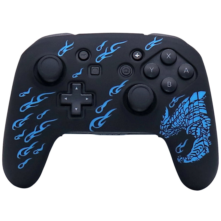 For Nintendo Switch Pro Game Handle Soft Shock Absorbing Silicone Protective Sleeve, White, Red, Green, Blue, Bronze