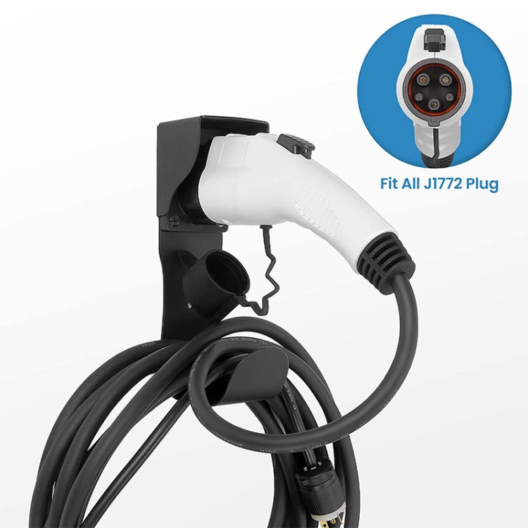 EV Charger Cable Holder Electric Car Charging Cable Organizer for J1772 Plug, EV Charger Cable