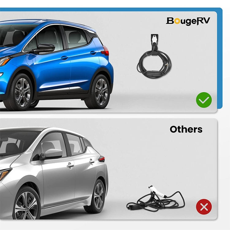 EV Charger Cable Holder Electric Car Charging Cable Organizer for J1772 Plug, EV Charger Cable