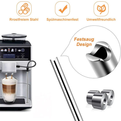 For Bosch VeroAroma / Siemens EQ.6 Series Coffee Machine Milk Pipe and Cleaning Brush Set, Brush Set(Dark Gray)