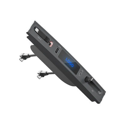 For Tesla Model 3 / Y 27W Quick Interior Charger Intelligent USB-C/Type-C Docking Station HUB, PT-DSL-2 Type-C