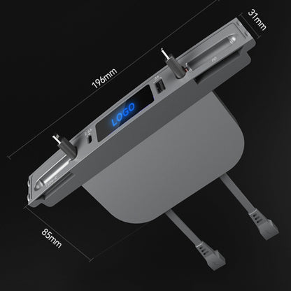 For Tesla Model 3 / Y 27W Quick Interior Charger Intelligent USB-C/Type-C Docking Station HUB, PT-DSL-2 Type-C