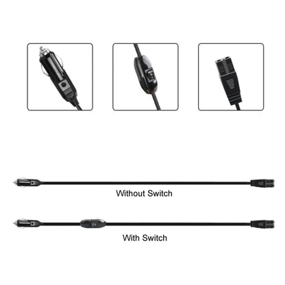 12V/24V Car Refrigerator Cable B Suffix Cigarette Lighter Plug Power Cord, Length:, 1m With Switch, 2m Without Switch, 2m With Switch, 3m With Switch, 4m Without Switch, 4m With Switch, 5m Without Switch, 5m With Switch