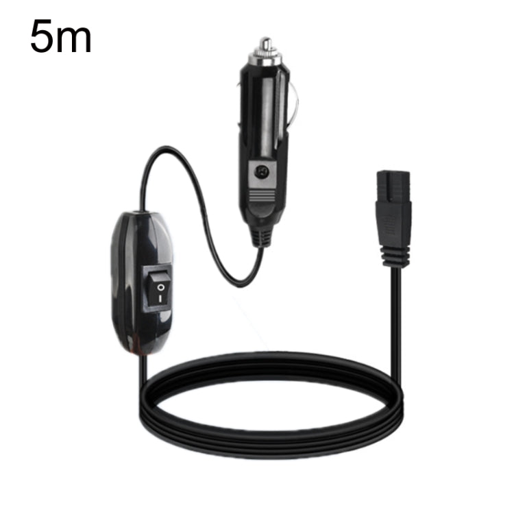 12V/24V Car Refrigerator Cable B Suffix Cigarette Lighter Plug Power Cord, Length:, 1m With Switch, 2m Without Switch, 2m With Switch, 3m Without Switch, 3m With Switch, 4m Without Switch, 4m With Switch, 5m Without Switch, 5m With Switch